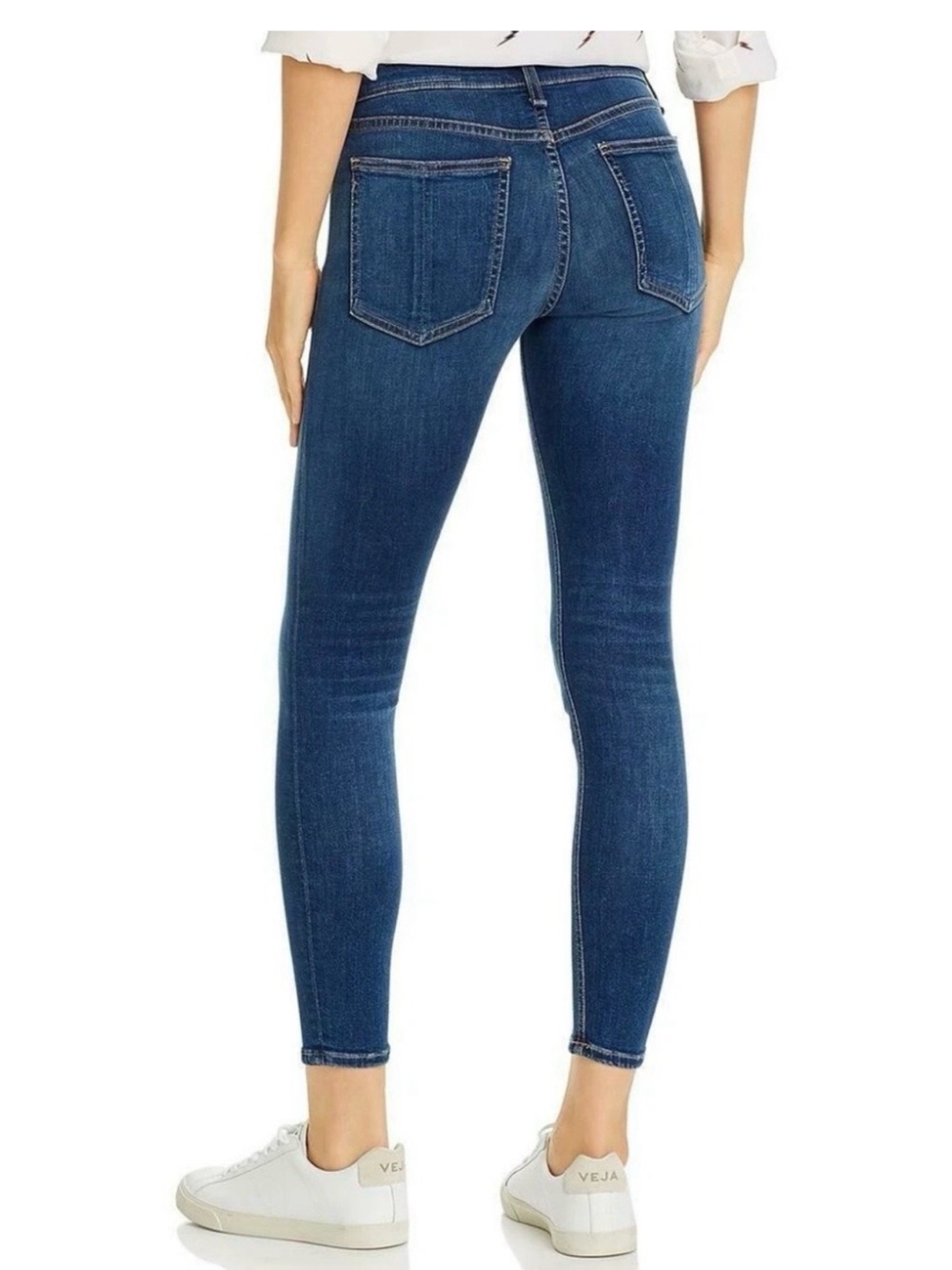 rag & bone Cate Mid-Rise Ankle Skinny Jeans Stevie Wash Size 25